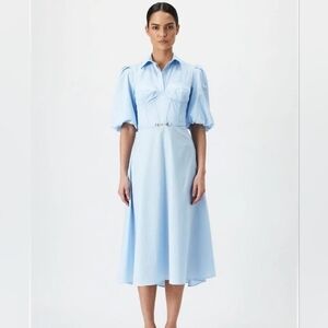 Bardot Light Blue Midi Dress